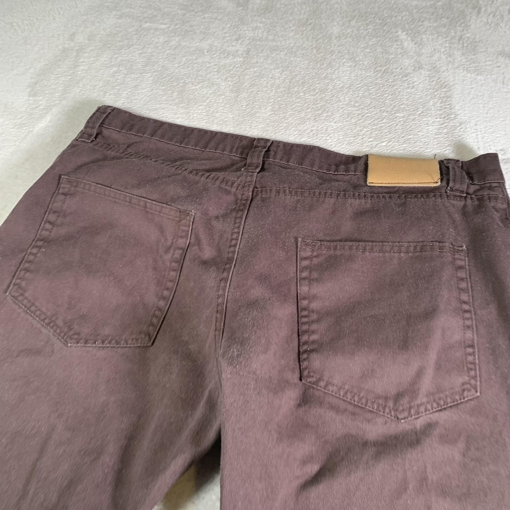 Mintcrew Jeans Mens 38x30 Brown Straight Leg 100% Cotton Button Fly Denim Pants - Picture 15 of 16